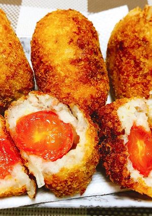 【時短コロッケ】トマトｉｎコロッケ-レシピのメイン写真