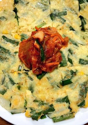 【辛くない】ニラチーズチヂミ-レシピのメイン写真