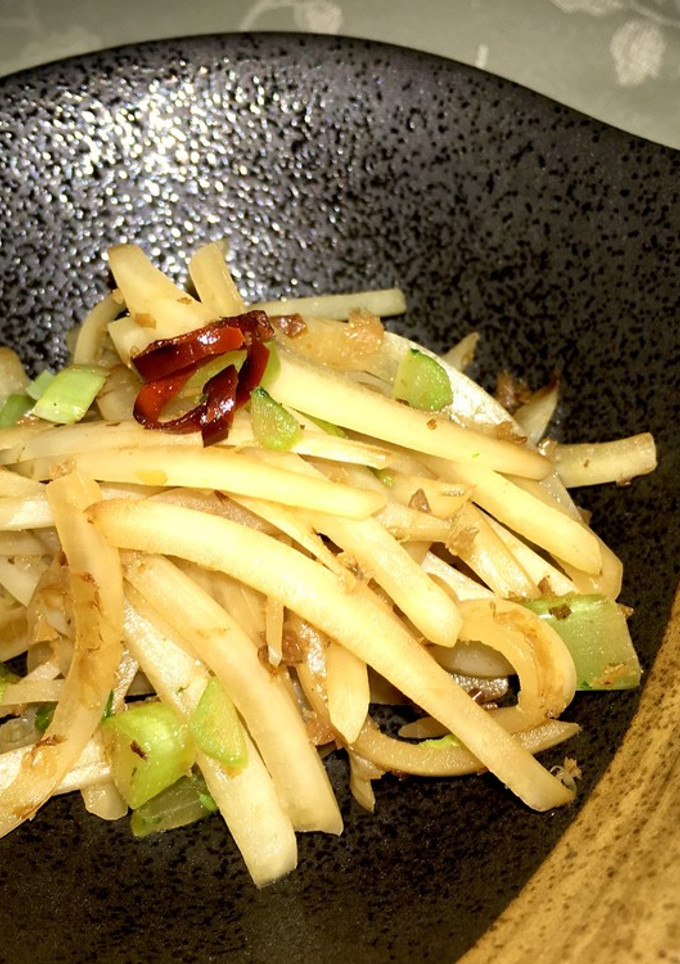 嗚呼とまらない（笑）大根の皮の醤油炒め-レシピのメイン写真