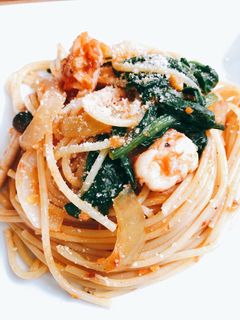 海老のクリームパスタ-レシピのメイン写真