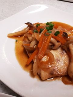 かじきまぐろの野菜たっぷり生姜焼き-レシピのメイン写真