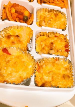 【冷凍可】カニカマコーンのキッシュ風-レシピのメイン写真
