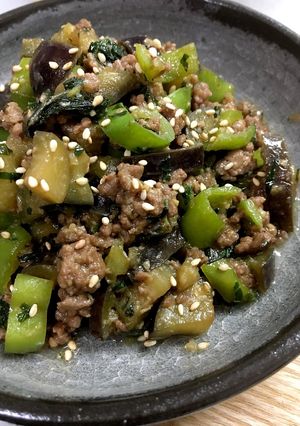 スタミナ回復☆なすのよごし(肉味噌炒め)-レシピのメイン写真