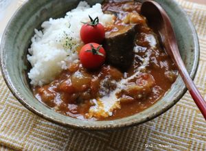 ナスとトマトの無水カレー❤️夏野菜消費に-レシピのメイン写真