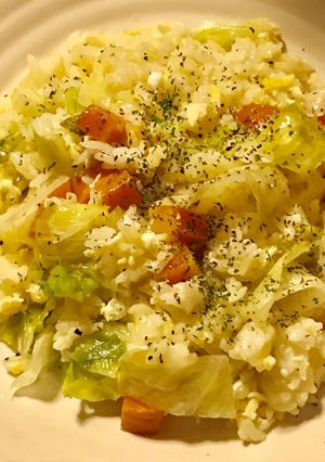 バターで炒める★玉子レタスチャーハン-レシピのメイン写真