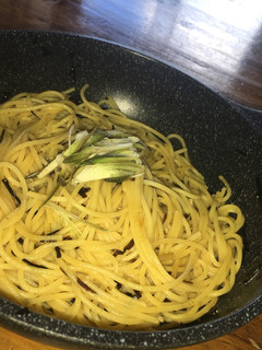 超簡単!塩昆布とミョウガのパスタ-レシピのメイン写真