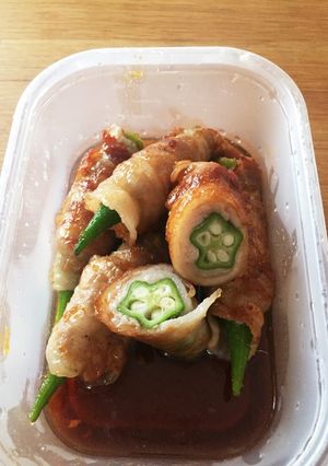 お弁当用★★オクラの豚バラ巻き★★-レシピのメイン写真