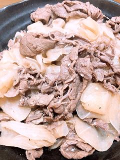【ほぼ放置!】大根と牛肉のポン酢炒め-レシピのメイン写真