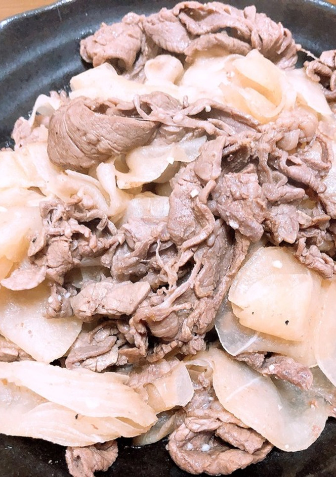 【ほぼ放置！】大根と牛肉のポン酢炒め-レシピのメイン写真