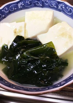 生姜香る豆腐とワカメの白だし煮-レシピのメイン写真