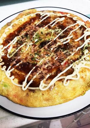 トロトロ卵のお好み焼き-レシピのメイン写真
