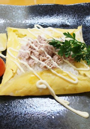 簡単過ぎるガレット風シーチキン寿司-レシピのメイン写真