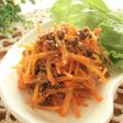 レンジで簡単!人参の醤油ツナ和え
