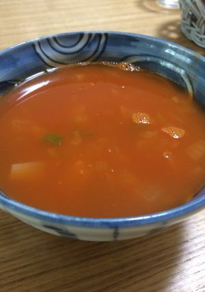 【覚書き】野菜ジュースでトマトスープ-レシピのメイン写真