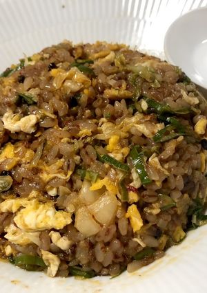 黒いキムチ炒飯-レシピのメイン写真