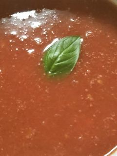 電子レンジでトマトスープ-レシピのメイン写真