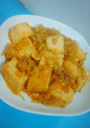家にある材料で麻婆豆腐♬-レシピのメイン写真