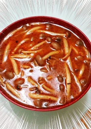 挑戦者求！！かんたん激辛豆板醤スープ-レシピのメイン写真