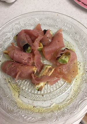 長ネギと生ハムのグリル焼き-レシピのメイン写真