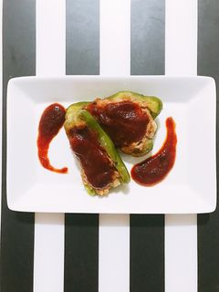 ピーマンの肉詰め-レシピのメイン写真