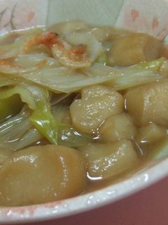 ヘルシー*簡単*お麩の長ネギ煮-レシピのメイン写真