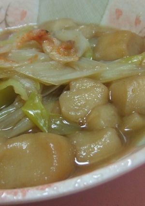 ヘルシー＊簡単＊お麩の長ネギ煮-レシピのメイン写真
