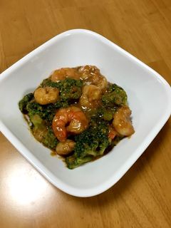 えびとブロッコリーのオイマヨ炒め-レシピのメイン写真