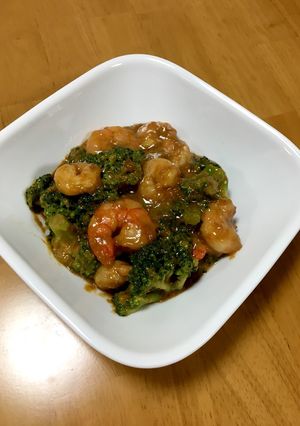 えびとブロッコリーのオイマヨ炒め-レシピのメイン写真