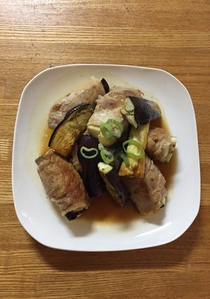 なすの肉巻き-レシピのメイン写真