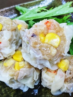 もっちりふわっとプリップリ海老シュウマイ-レシピのメイン写真