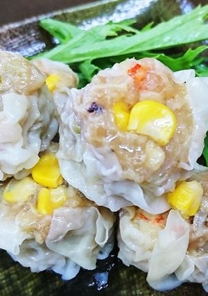 もっちりふわっとプリップリ海老シュウマイ-レシピのメイン写真