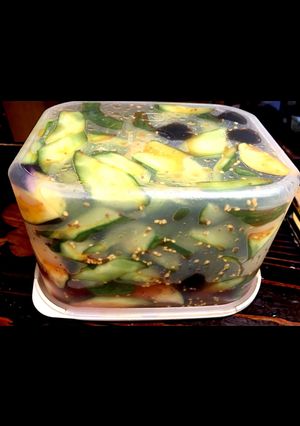 夏野菜のキムチ漬け-レシピのメイン写真