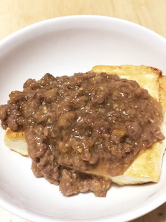 豆腐が主菜!肉味噌焼き豆腐-レシピのメイン写真