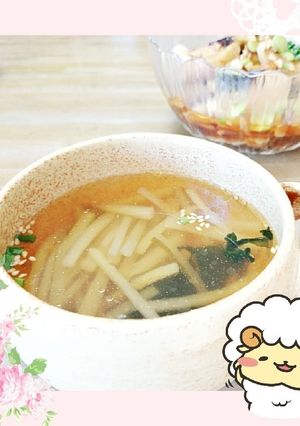 マクロビ☆韓国風きゅうりのスープ-レシピのメイン写真