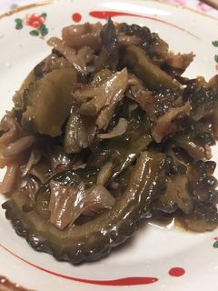 ゴーヤと舞茸の佃煮-レシピのメイン写真