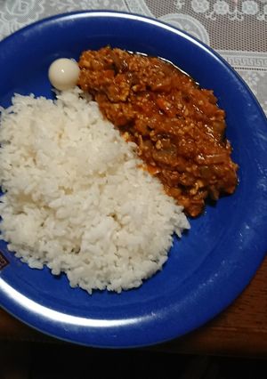 簡単トマト味のキーマカレー-レシピのメイン写真