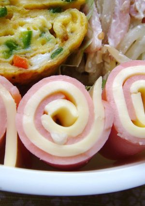 ◇お弁当に♪ハムとチーズのぐるぐる◇-レシピのメイン写真