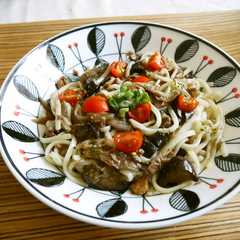 รูปของ 超簡単!茄子とツナの冷やしうどん