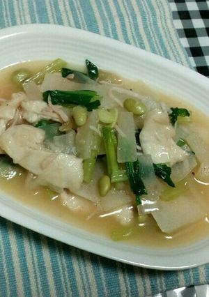 鶏むね肉と大根の塩煮-レシピのメイン写真