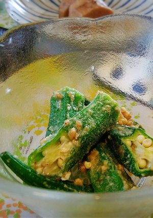 オクラの胡麻和え☆みそ味☆-レシピのメイン写真
