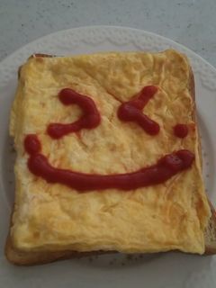 朝食に☺簡単☆卵焼きトースト-レシピのメイン写真