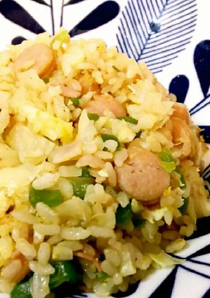 朝食にも！焼き肉のタレチャーハン-レシピのメイン写真