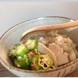 一度に2品鶏ハムもち麦雑炊簡単ダイエット