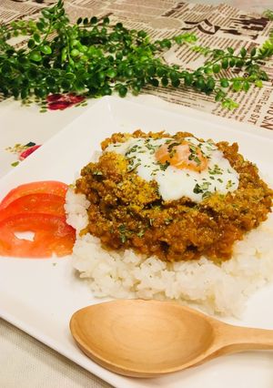 カレー粉から作る簡単キーマカレー♪-レシピのメイン写真