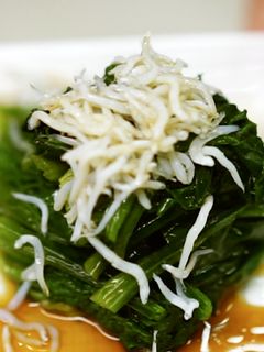 ほうれん草のしらす和え-歯ぐきストロング-レシピのメイン写真