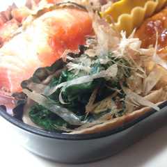 簡単☆アマランサスの葉の海苔和え☆弁当☆-レシピのメイン写真