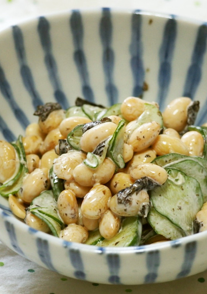 大豆と海苔のマヨネーズ和え♪海苔香る♪-レシピのメイン写真