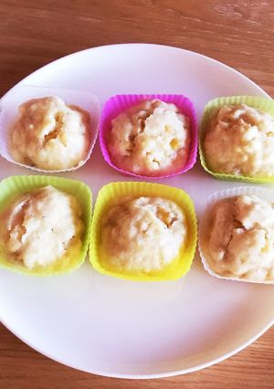 バナナ蒸しパン 《離乳食やおやつに》-レシピのメイン写真
