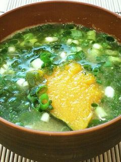 簡単♡かぼちゃとめかぶの味噌汁♡-レシピのメイン写真
