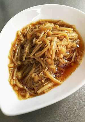 お酒やご飯のお供に、簡単なめ茸(麺つゆ)-レシピのメイン写真